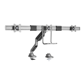 Soporte de mesa Equip 650162 17" a 32" 3 pantallas con brazo de gas y agarre
