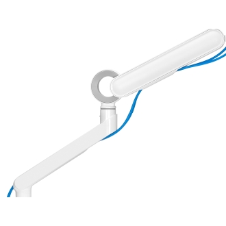 Soporte de mesa Equip 650185 17" a 35" con brazo de gas blanco