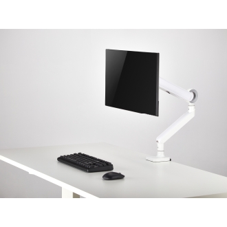 Soporte de mesa Equip 650185 17" a 35" con brazo de gas blanco