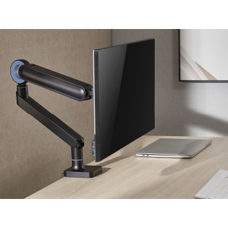 Soporte de mesa Equip 650184 17" a 35" con brazo de gas negro