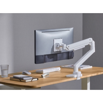 Soporte de mesa Equip 650181 17" a 49" con brazo de gas blanco