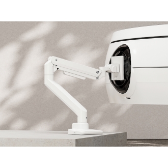 Soporte de mesa Equip 650181 17" a 49" con brazo de gas blanco