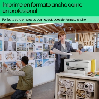 Multifunción HP Officejet pro 9720e A3 22ppm red wifi - duplex impresion