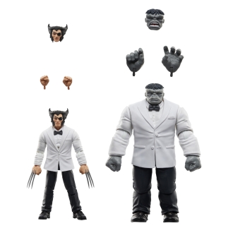 Set figuras hasbro marvel legends series wolverine path & hulk