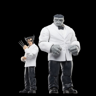 Set figuras hasbro marvel legends series wolverine path & hulk
