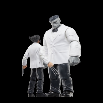Set figuras hasbro marvel legends series wolverine path & hulk