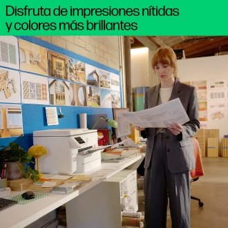 Multifunción HP Officejet Pro 9730e A3 22ppm red wifi dúplex impresión