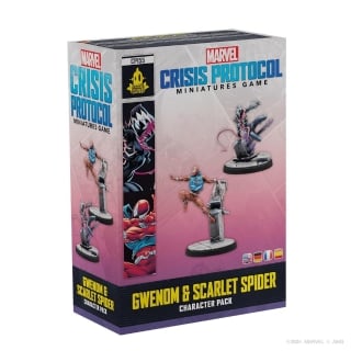Marvel Crisis Protocol Gwenom & Scarlet Spider - Expansión de Juego de Mesa Estratégico para Jugadores a Partir de 14 Años