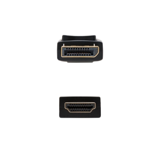 Cable Nanocable Displayport macho a HDMI macho 1m negro