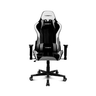 Silla gaming Drift dr175 incluye cojines cervical y lumbar gris