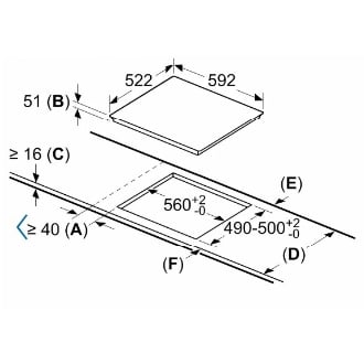 Encimera Bosch PID61RBB5E 3F Inducción
