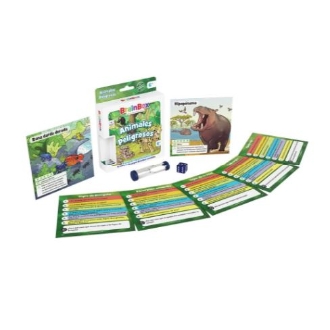 BrainBox Pocket Animales Peligrosos - Juego de Memoria Educativo para Niños a Partir de 6 Años