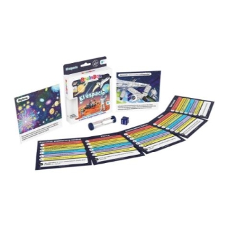 BrainBox Pocket El Espacio - Juego de Cartas Educativo sobre el Cosmos para Niños de 8 Años