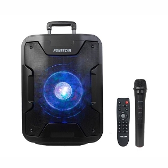 Altavoz portátil Fonestar California 200w funcion karaoke bluetooth mp3 radio micrófono