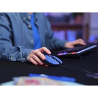 Ratón Trust Gaming Rgb Gxt 109bl Felox Led 6 botones azul