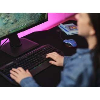 Ratón Trust Gaming Rgb Gxt 109bl Felox Led 6 botones azul