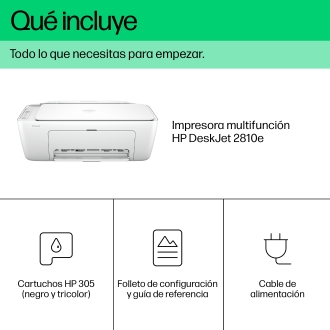 Multifunción HP Deskjet 2810e wifi A4 blanco