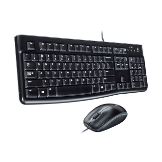 Teclado y ratón con cable Logitech MK120 -italiano-
