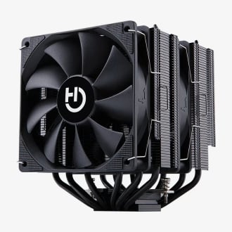 Ventilador de CPU Hiditec C20 PRO 265W TDP Black 2x120mm