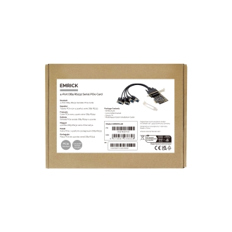Controladora Pcie Conceptronic 4 Puertos Serie Compatible Low Profile