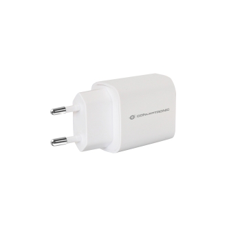 Cargador Conceptronic USB tipo c 20w Pd 3.0 blanco