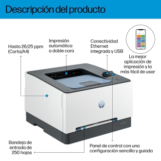 Impresora Laser color HP Laserjet Pro 3202Dn dúplex