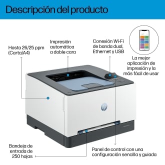 Impresora Laser color HP Laserjet Pro 3202Dw dúplex