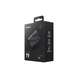 Disco externo SSD Samsung T9 4TB NVMe 3.2 negro
