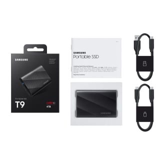 Disco externo SSD Samsung T9 4TB NVMe 3.2 negro