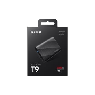 Disco externo SSD Samsung T9 4TB NVMe 3.2 negro