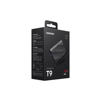 Disco externo SSD Samsung T9 4TB NVMe 3.2 negro