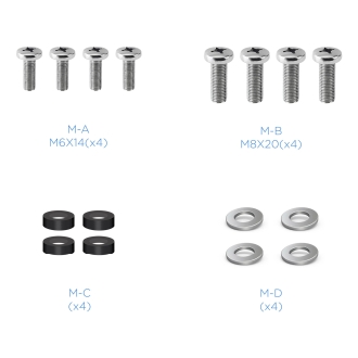 Soporte de pared Tooq LP1356TN-B 13" a 55" gira e inclina con doble brazo