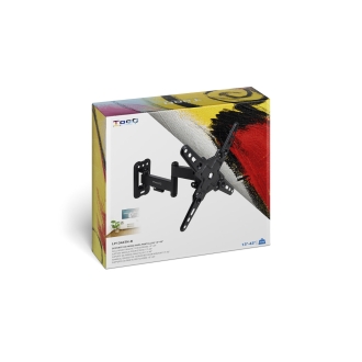 Soporte de pared Tooq LP1344TN-B 13" a 43" gira e inclina negro