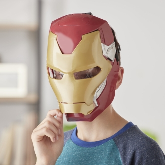 Mascara con efectos marvel vengadores iron man