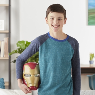 Mascara con efectos marvel vengadores iron man
