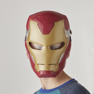 Mascara con efectos marvel vengadores iron man