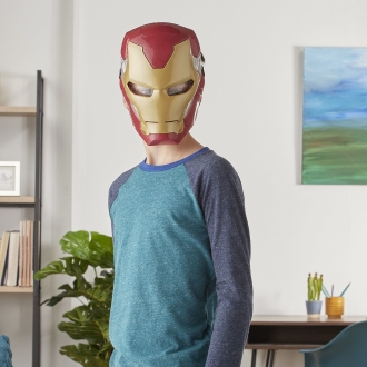 Mascara con efectos marvel vengadores iron man