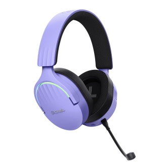 Auriculares Bluetooth Trust Gaming Fayzo Gxt 491 Lila 25305 Bt Y Usb 2.4ghz microfono desmontable