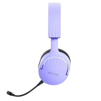 Auriculares Bluetooth Trust Gaming Fayzo Gxt 491 Lila 25305 Bt Y Usb 2.4ghz microfono desmontable