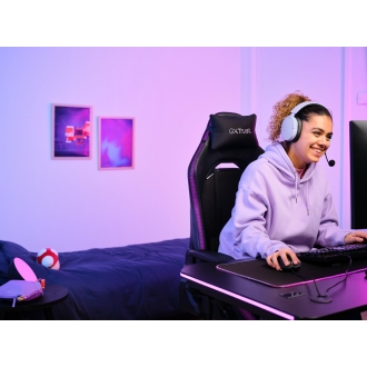 Auriculares Bluetooth Trust Gaming Fayzo Gxt 491 Lila 25305 Bt Y Usb 2.4ghz microfono desmontable