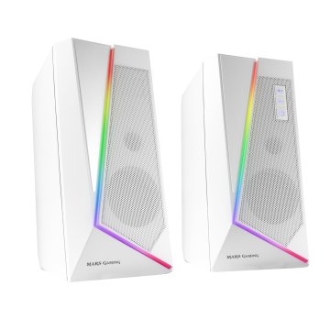 Altavoces 2.0 bluetooth Mars Gaming Ms7 20w RMS RGB blanco