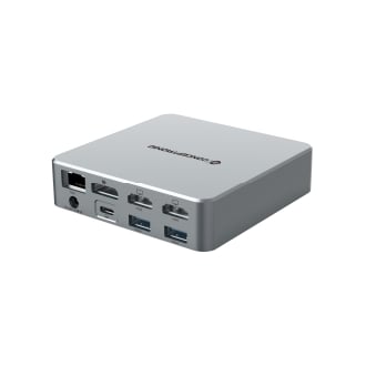 Adaptador USB TIPO C Conceptronic Donn25g 2xHDMI 1xDP 2xUSB-A 2xUSB-C 1x3.5mm 1xRJ45