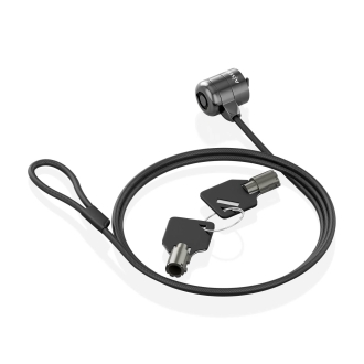 Cable de seguridad AISENS cerradura con llave 1.5m