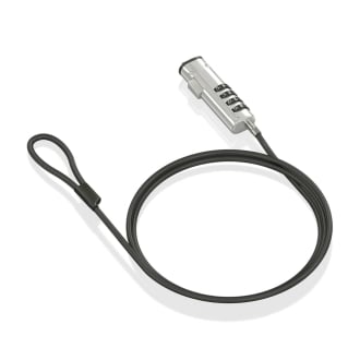 Cable de seguridad AISENS tipo nano con cerradura de combinación 1.5m