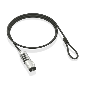 Cable de seguridad AISENS tipo nano con cerradura de combinación 1.5m