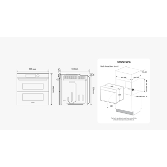 Horno Samsung NV7B5750TDK/U1 76L pirolítico negro