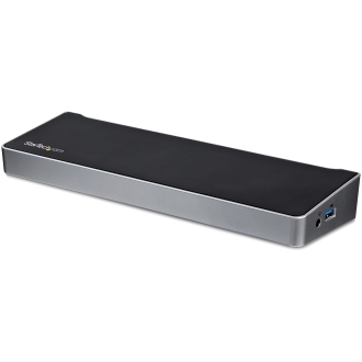 Adaptador USB 3.0  usb-A -2x DisplayPort y HDMI 4K para 3 Monitores - Hub 5x USB-A (1x Fast Charge) - rj45