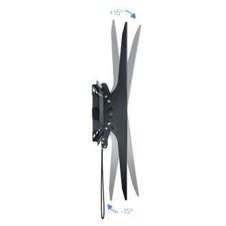Soporte de pared TooQ LP42130T-B 60" a 100" inclinable negro