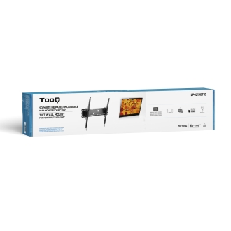 Soporte de pared TooQ LP42130T-B 60" a 100" inclinable negro