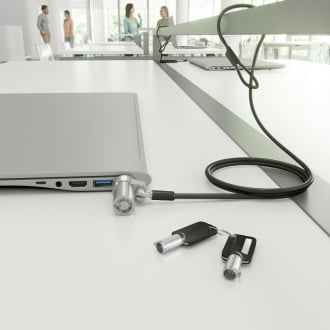 Cable Seguridad AISENS Tipo Nano Cerradura Llave 1.5m